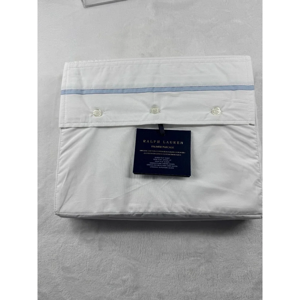 Ralph Lauren Avery Navy Blue Geometric Pattern Queen‎ Duvet Cover - 108 x 96 in